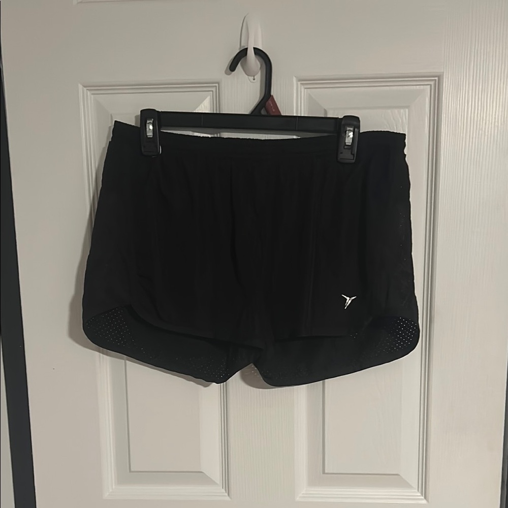 Women's Black Athletic Shorts